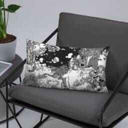 stephen King's Rose Madder Pillow, Fantasy Pen Ink Illustration - thumbnail 4
