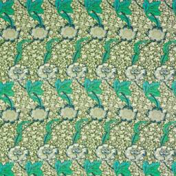 William Morris Kennet Portiere Curtain With Velvet Lining - thumbnail 3
