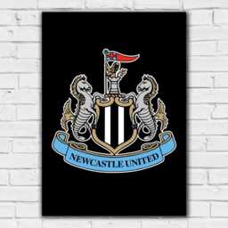 Newcastle United Fc Print - Crest Poster Football Wall Art - thumbnail 2