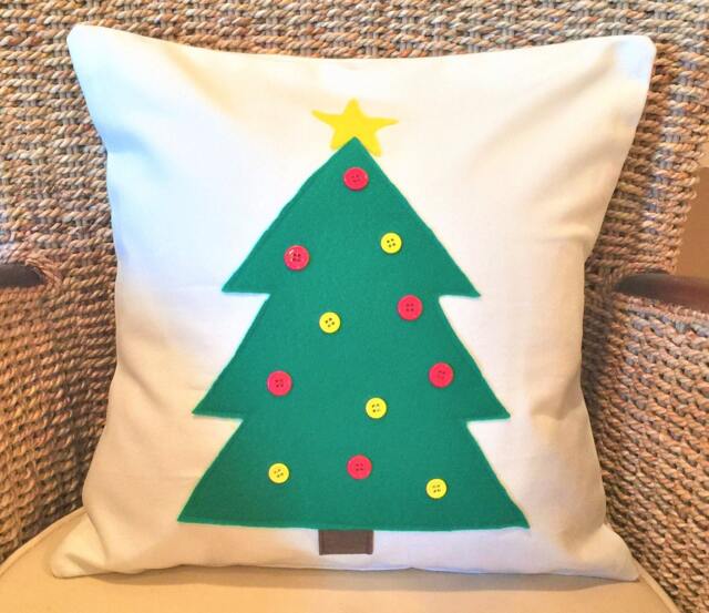 Christmas Pillow Cover, Tree Decor, Decorative Pillow Cover, 16 X Holiday Cover - image 1