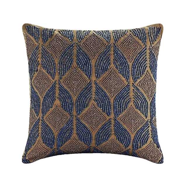 "Decorative Blue Bed Pillow Cover 24""x24""/26""x26" - image 1