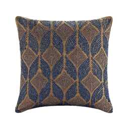 "Decorative Blue Bed Pillow Cover 24""x24""/26""x26"