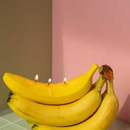 Banana Candle Handcrafted Beeswax Funny Food Candle - thumbnail 2