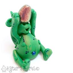 Christmas Polymer Clay Dragon Gumdrop Series - Limited Edition Christmas Holiday Collectible - thumbnail 2