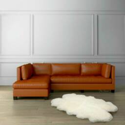 Shaggy White Faux Fur Sheepskin Rug, Plush Accent Carpet - thumbnail 3