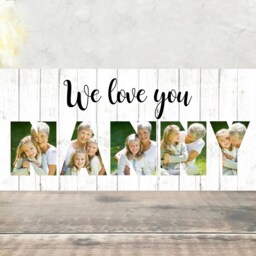 Mothers Day Gift For Nan, Nan Photo Gift, Frame, Gifts, Gifts Personalised I Love You - thumbnail 2