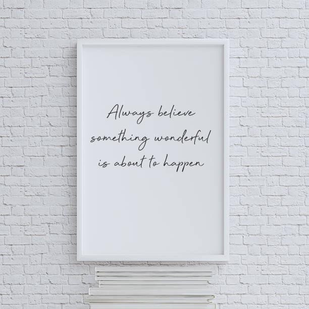 A4 Wall Art Print - Always Believe Inspirational Quote - image 1