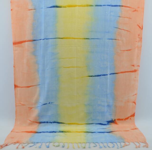 Batik Towel, Turkish Towel, Surfer Beach Towel, Dye Peshtemal, 38''x65 - image 1