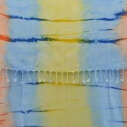Batik Towel, Turkish Towel, Surfer Beach Towel, Dye Peshtemal, 38''x65 - thumbnail 2