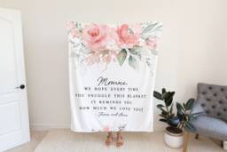 Christmas Gift For Her, Nana Present, Grandma Quote Blanket, From Kids Wife, Grandparent