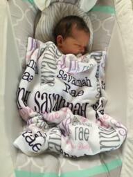 Personalized Baby Blanket, Monogram Handmade Custom Name Swaddle Receiving Unique Shower Gift Newborn, Kids, For Her