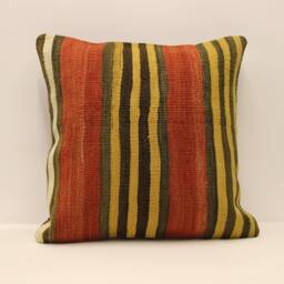 Kilim Pillow, Sofa Pillow Boho Pillow, Handwoven Pillow, 18x18 - 45x45 cm Minimalist Decorative Pillow, Cushion Cover Throw Pillow 4Kbf-612