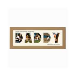 Daddy Photo Frame I Thank The Stars Or We Stars Word Name Special Gift Father's Day 897 By Photos in A Word - thumbnail 1