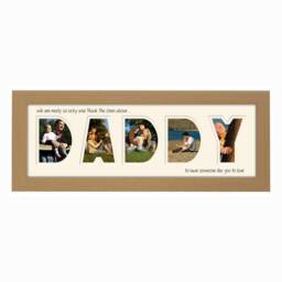 Daddy Photo Frame I Thank The Stars Or We Stars Word Name Special Gift Father's Day 897 By Photos in A Word - thumbnail 3