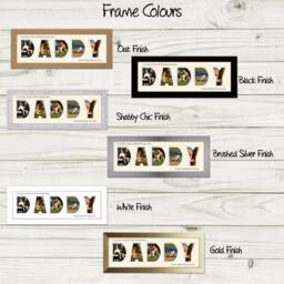 Daddy Photo Frame I Thank The Stars Or We Stars Word Name Special Gift Father's Day 897 By Photos in A Word - thumbnail 2