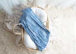 Personalized Baby Name Swaddle Blanket, Gift, Custom Coming Home, Gender Neutral Hospital Shower Js18 - thumbnail 1