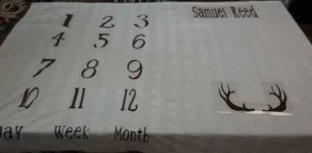 Baby Milestone Blanket