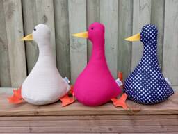 Cool Canard Doorstop/Bookend. Multi Choice - Pink Blue Diy Funny Doorstops Duck Decor House Warming Unique Gift Fun Home Accent - thumbnail 1