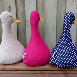 Cool Canard Doorstop/Bookend. Multi Choice - Pink Blue Diy Funny Doorstops Duck Decor House Warming Unique Gift Fun Home Accent - thumbnail 3