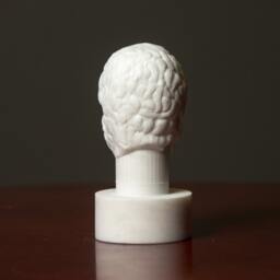 Bust Of Philosopher Socrates Statue Carved Greek Marble Figurine - thumbnail 3
