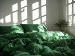Verdant Linen Duvet Cover Soft 1 Medium Weight Cover Breathable Stonewashed Comfort