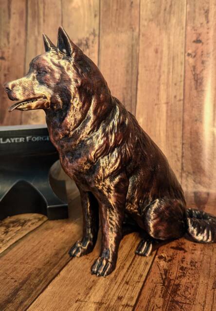 3D Printed Husky Figurine Dog Memorial Gift, Home Decor - image 1
