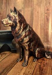 3D Printed Husky Figurine Dog Memorial Gift, Home Decor