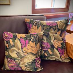 Floral Cushion Covers Uk, Rocking Chair Cushion, Throw Pillow Covers, Accent Pillow, Cover 50x50, Purple Cushions, Exotic Cushion - thumbnail 3