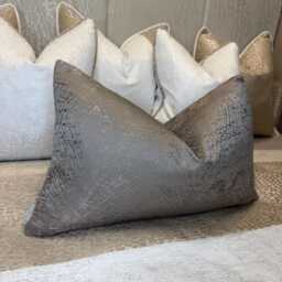 Decorative Cushion Cover, Mink Bronze Pillow Prestigious Textiles Fabric , Luxury Cover For Sofa Bed, Lumbar Size - thumbnail 4