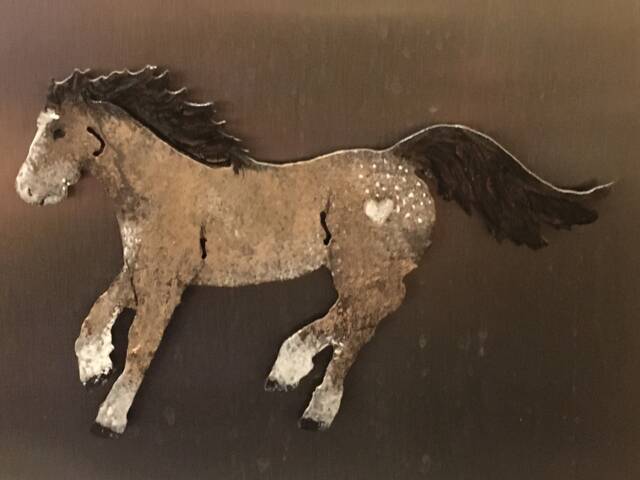 Salt River Wild Horse Steel Magnet By Dhseadragon - image 1