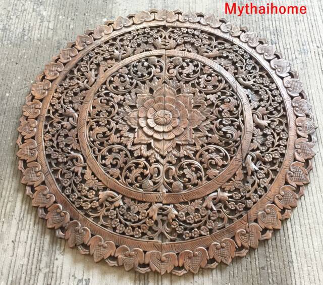 Round Bed Bohemian Headboard 48 - image 1