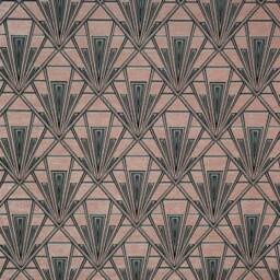 Extra Large Art Deco Cushion, Pillow Cover, Pink Gatsby Velvet Single Or Double Sided 23 Inch Square - thumbnail 3