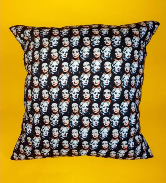Large Whatever Happened To Baby Jane Illustrated Handmade Cushion - image 1