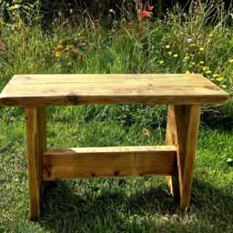 Rustic Reclaimed Scaffold Bench - thumbnail 3