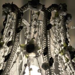 Silver Roses Lampshade - thumbnail 3