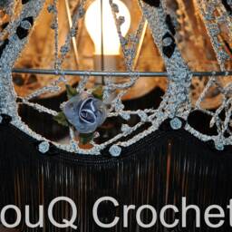 Silver Roses Lampshade - thumbnail 2