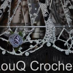 Silver Roses Lampshade - thumbnail 4