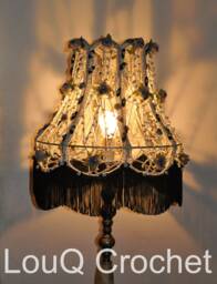 Silver Roses Lampshade - thumbnail 1
