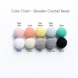 Mint, Blue & Beige Baby Mobile - Gender Neutral Felt Pom Crib Minimalist Nursery Cot -Wooden Arch Ceiling Decor - thumbnail 3