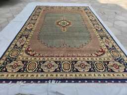 10??14 Ft Large Afghan Handmade Wool Area Rug, Boho Decor Living Room Carpet - thumbnail 1