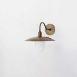 Industrial Brass Wall Sconce Light With 12 - thumbnail 3