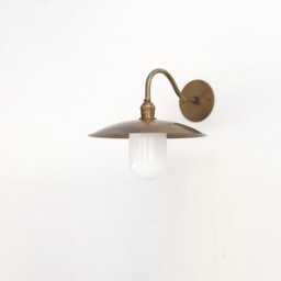 Industrial Brass Wall Sconce Light With 12 - thumbnail 2