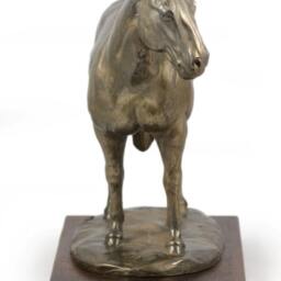 Hanoverian Horse, Horse Wooden Base Statue, Limited Edition, Artdog - thumbnail 2