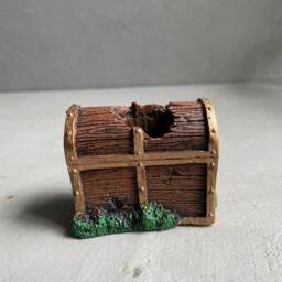 Mini Treasure Chest - Pirates Of Caribbean Terrarium & Aquarium Decor Resin Made Decorations Ornament Jungle Arrangement - thumbnail 4