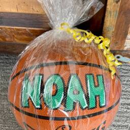 Personalized Standard Size Basketball Custom Hand Painted Basketball Gift For Him Son Boyfriend Sports Customized - thumbnail 4