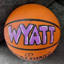 Personalized Standard Size Basketball Custom Hand Painted Basketball Gift For Him Son Boyfriend Sports Customized - thumbnail 3