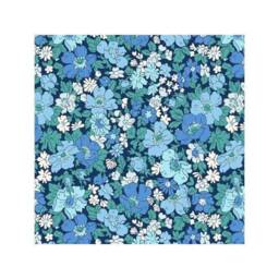 Liberty Print Cotton Cushion Cover, Floral Design, 45x45cm - thumbnail 2