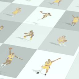La Lakers Basketball Legends Print - Wall Art Stars History Poster - thumbnail 2