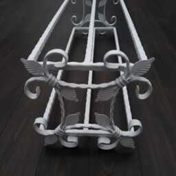 Vintage Steel Shoe Rack Storage Stand Holder Organiser 2 Tier - thumbnail 4