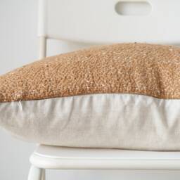 Handmade Hemp Lumbar Pillow Cover Vintage Karen Tribal Design - 14x24 - thumbnail 3